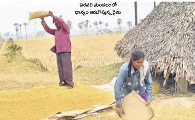 Farmers Happiness With High Yields - Sakshi