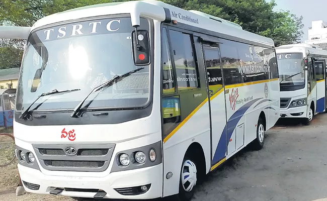 TSRTC Says Bye To Vajra Bus Services - Sakshi