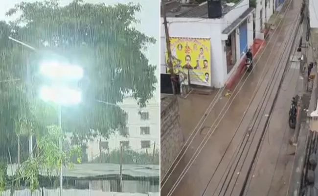 Heavy Rains Lash Hyderabad - Sakshi