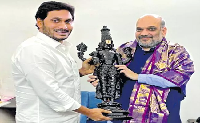CM YS Jagan Discusses About Three Capitals And Disha Act with Amit Shah - Sakshi