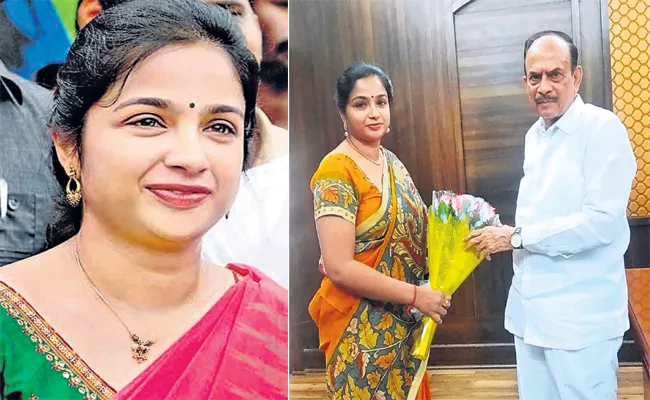 Hyderabad Collector Swetha Mahanthi Meet Home Minister Telangana - Sakshi