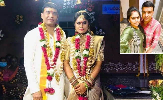 Dil Raju First Selfie Photo With His Wife Viral In Social Media - Sakshi