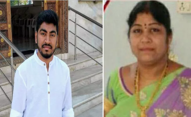 Mother And Son Deceased In Vijayawada Swarna Palace Fire Accident - Sakshi