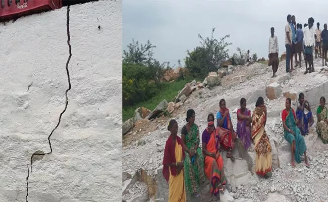 Quarry Blasting Explosives Harmful To People In Mahabubnagar - Sakshi
