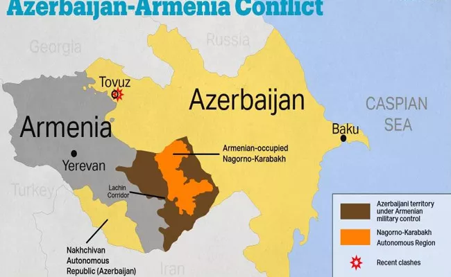 Armenia- Azerbaijan and Russia sign Nagorno-Karabakh agreements - Sakshi