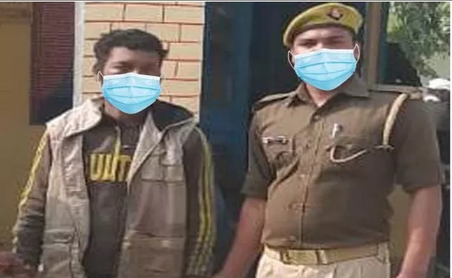 Gorakhpur Police Trolled For Using Morphed Image Of Wearing Mask - Sakshi