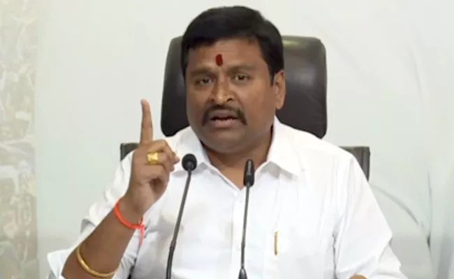 Minister Vellampalli Srinivas Comments On Chandrababu - Sakshi