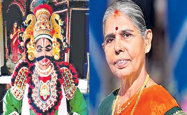 Sakshi Special Story About Yakshagana Performer Karnataka Sati Savithri