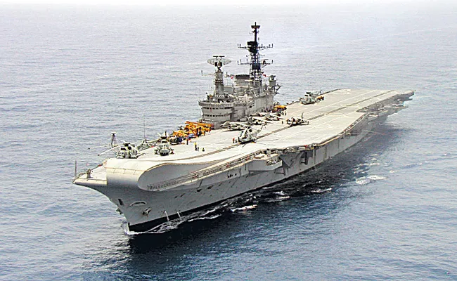 SC stays dismantling of decommissioned aircraft carrier INS VIRAAT - Sakshi