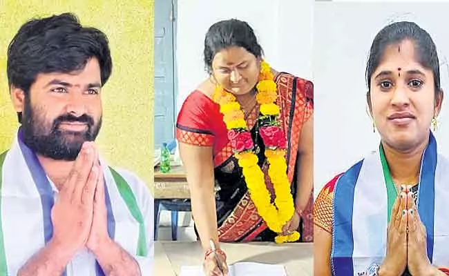 Three Volunteers Were Elected As Sarpanchs In Visakha District - Sakshi