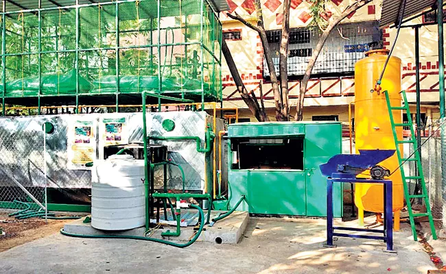 Biogas Production From Food Wastes In Bowenpally And Erragadda - Sakshi