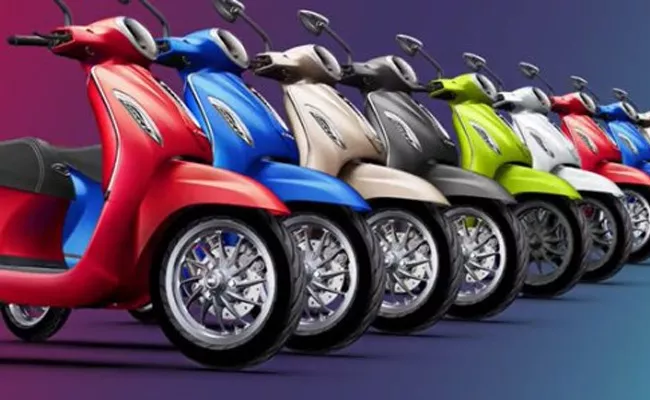 Bajaj Auto closes bookings of Chetak e scooter in 48 hrs - Sakshi