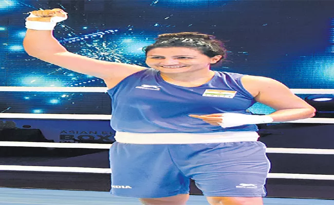 Pooja Rani Won Gold Medal In Asian Boxing Championship - Sakshi