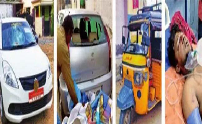 SI Son And 2 Others Arrested For Damaging 13 Vehicles Thoothukudi - Sakshi