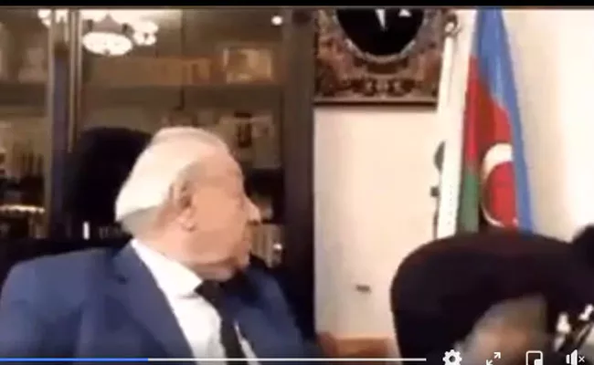 Fact Check On Azerbaijan President Misbehavior Video - Sakshi