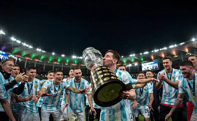 Lionel Messi Led Argentina Beat Brazil To Win Copa America After 28 Years - Sakshi