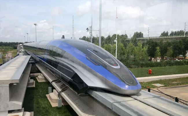 China Unveils New Maglev Train That Levitated - Sakshi