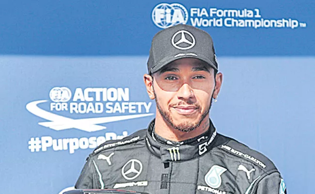 Lewis Hamilton takes Hungarian F1 GP pole as Mercedes best Verstappen - Sakshi