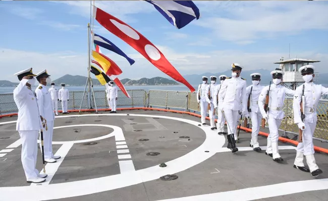 75th Independence Day Celebration Eastern Naval Headquarters - Sakshi