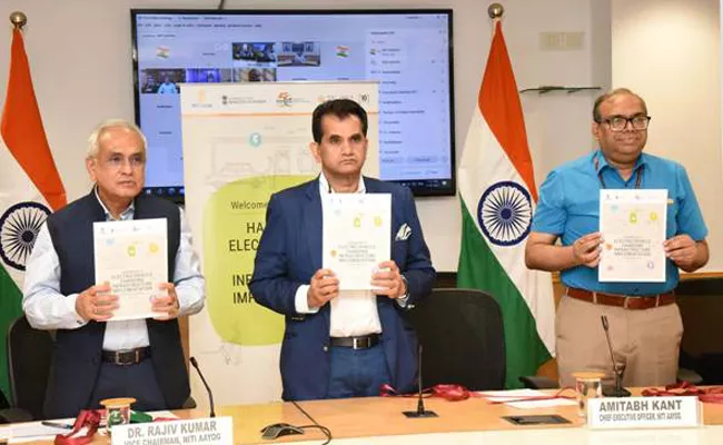 Niti Aayog Releases Handbook To For Electric Vehicle Charging Infrastructure Implementation - Sakshi