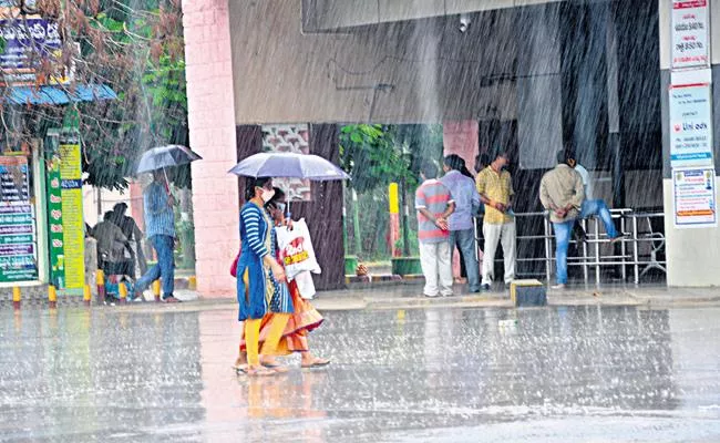 Moderate rain for two days in Andhra Pradesh - Sakshi
