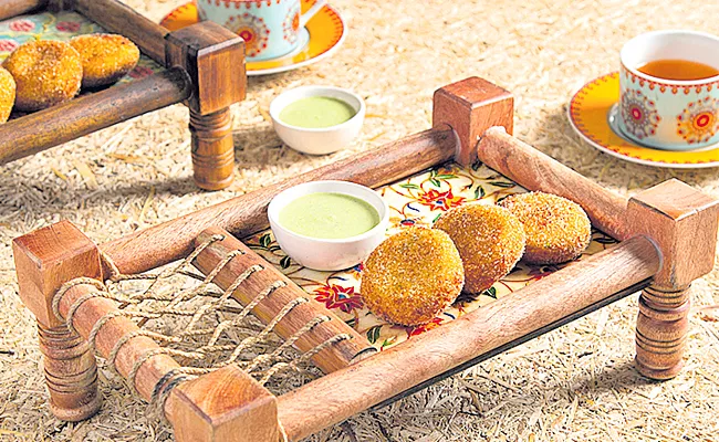 Home Creations: New Type Of Attractive Mini Charpoy Trays - Sakshi