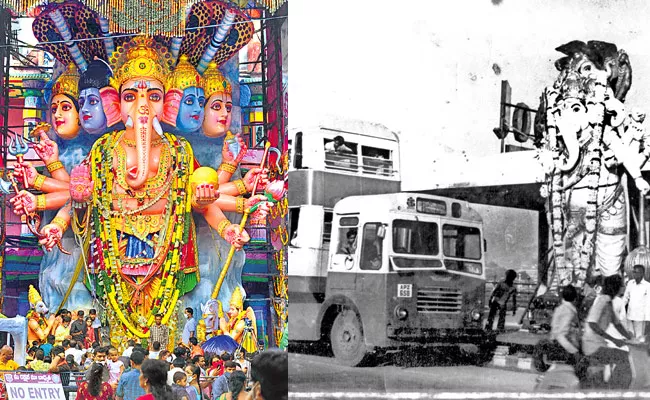 Immersion of Khairatabad Ganesh Idol Turns a Challenge - Sakshi