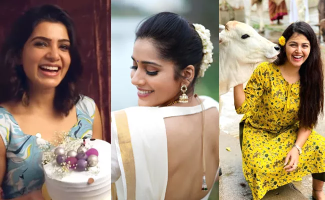 Samantha, Monal, Rashmi And Other Actors Interesting Social Media Posts - Sakshi