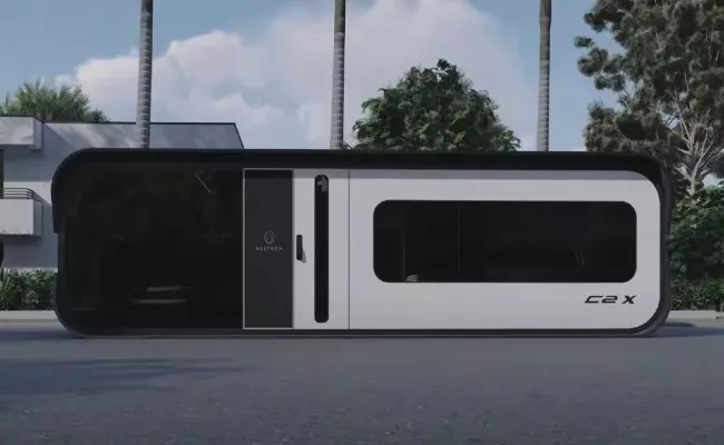 Futuristic Nestron Cube modular smart home gets panoramic - Sakshi