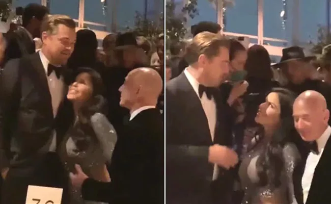 Jeff Bezos Reacts Twitter Viral Video Of His Girlfriend Leonardo DiCaprio - Sakshi