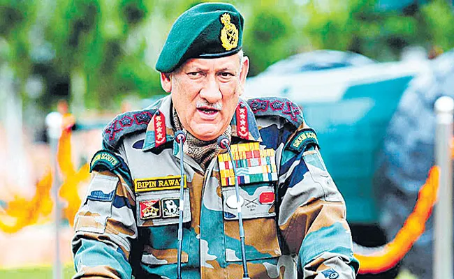 Chief Of Defence Staff Gen Rawat Says China Is Biggest Security Threat - Sakshi