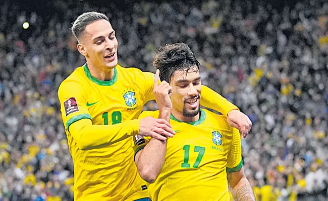 FIFA 2022: Brazil Qualify For World Cup By Beat Colombia - Sakshi