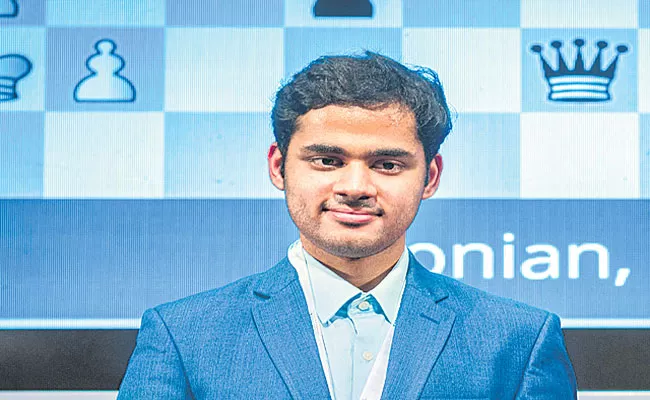 Tata Steel Chess: Arjun Erigaisi takes sole lead in blitz event - Sakshi
