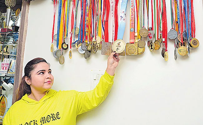 Hyderabad woman to represent India at Asian Karate Championship - Sakshi