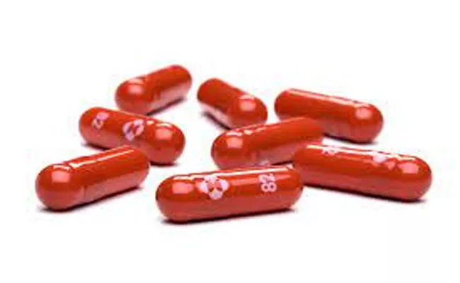 FDA Okays Emergency Use of Molnupiravir Pill for COVID-19 - Sakshi