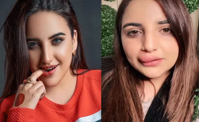 Viral Video: Why Pakistan TikTok Star Hareem Shah Stops Midway Of Lip Filler Treatment - Sakshi
