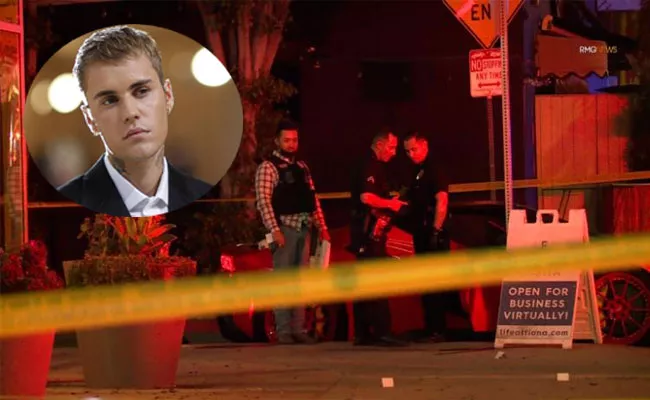 Gun Firing At Pop Singer justin Bieber Music Concert Out Side, 4 Injuried - Sakshi