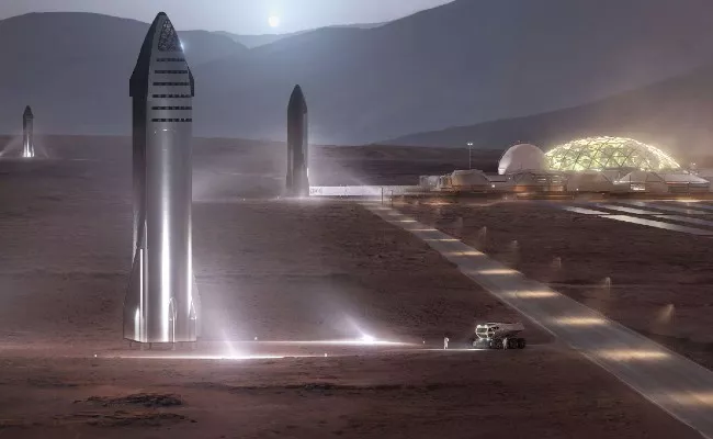 Elon Musk has plans for humans on Mars, watch its first glimpse here - Sakshi