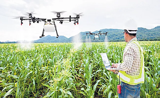 Govt working on fast-tracking drone adoption in farm sector - Sakshi