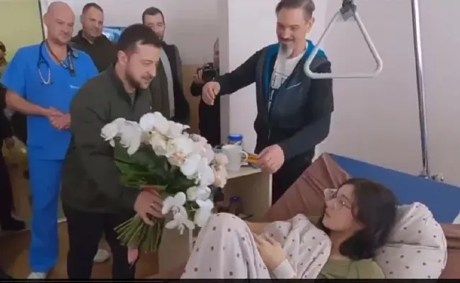 Teenager Told Ukrainian leader Everybody Supports You in TikTok  - Sakshi