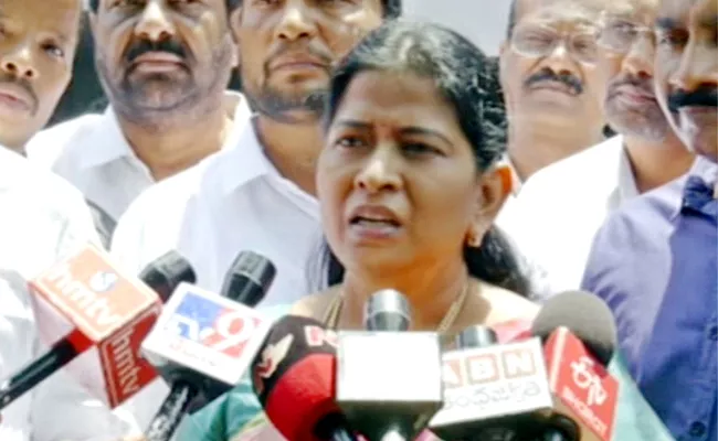 Home Minister Taneti Vanita Responds on Porus Chemical Factory Fire Accident  - Sakshi