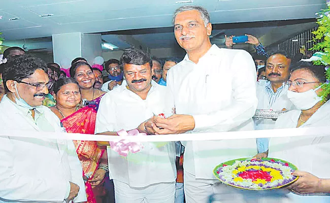 Telangana: Harish Rao Inaugurate Mri Scanning And Cath Lab In Gandhi Hospital - Sakshi