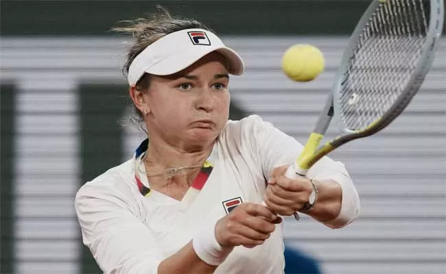 French Open 2022: Defending Champ Barbora Krejcikova Stunned By Diane Parry - Sakshi