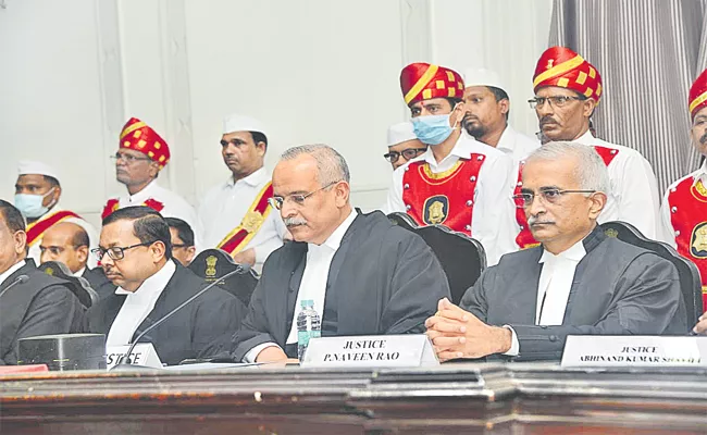 Telangana High Court CJ Satish Chandra Sharma Appreciates Government Encouragement - Sakshi