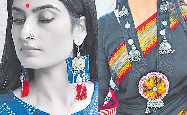Fashion Trends: Dress Matching Fabric Jewellery And Other Accessories - Sakshi