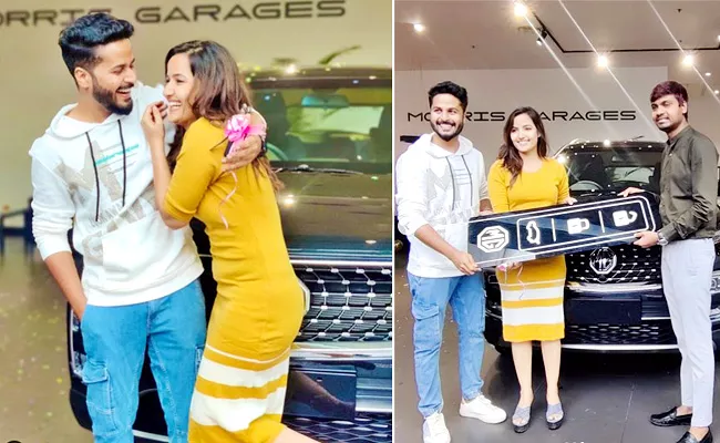 Bigg Boss Fame Siri Hanmanth Buys A New Car - Sakshi