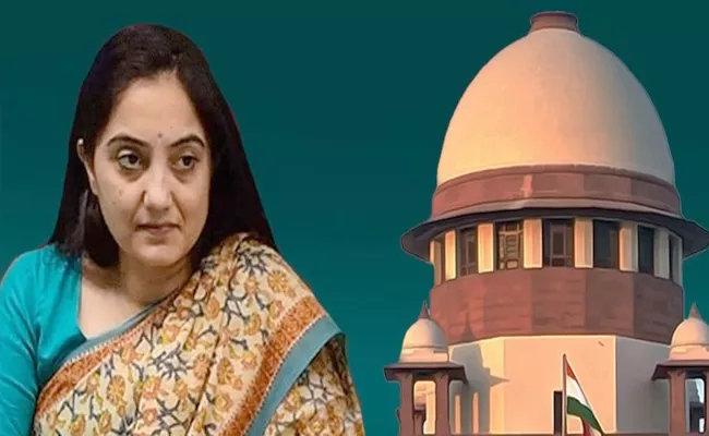 Supreme Court Directs No Coercive Action Should Be Taken Against Nupur Sharma - Sakshi
