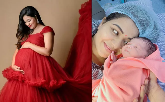 Manali Rathod Gives Birth to Baby Girl - Sakshi