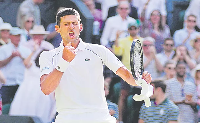 Wimbledon 2022: Novak Djokovic advances to eighth Wimbledon final - Sakshi