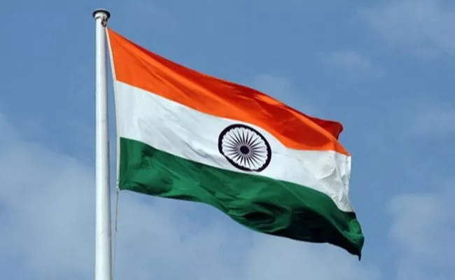 Mistakes In National Flag Distribution In Telangana - Sakshi